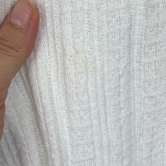 Maeve by Anthropologie Lace and Waffle Knit Seeveless Top Medium - Picture 5 of 9